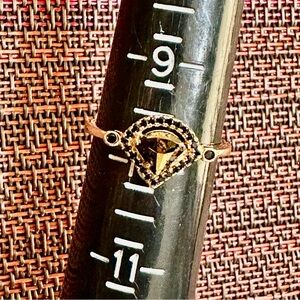 Fragrant Jewels Gold and Black Ring